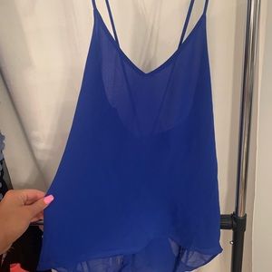 Blue tank top